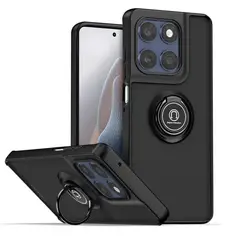 GENERICO - Funda Estuche Anti Golpes Mate Compatible Motorola G56 Negro