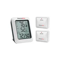 GENERICO - Termohigrómetro Medidor de Humedad y Temperatura Digital Pack