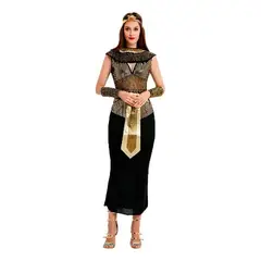 GENERICO - Disfraz Reina Cleopatra Egipcia Mujer Para Halloween