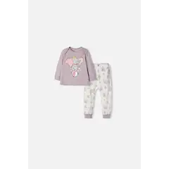 DISNEY - Pijama Dumbo con pantalón largo bebé niña