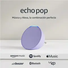 AMAZON - Parlante Bluetooth Alexa Echo Pop - lila