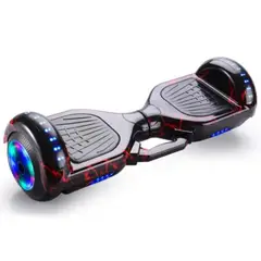 AMERICAN GENERICS - Hoverboard Malumeta Eléctrico 9¨ con Luces LED y Bluetooth