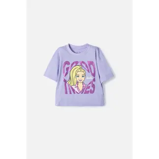 MATTEL - Camiseta de Barbie lavanda con mirella para niña
