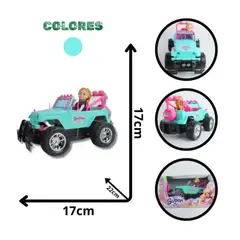 SWISSHOME - CARRO NIÑA A CONTROL REMOTO NIÑAS +3 AÑOS