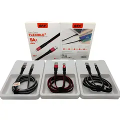 GENERICO - Cable USB a Tipo C 5A MTF-118 Carga súper rápida y resistente