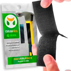 PURA - Velcro Stick Rectangular Cuelga Fácil 4 Unidades