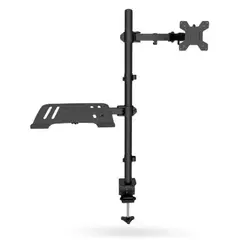 INNOVA - Soporte Doble Monitor Y Laptop Escritorio Ajustable Ergonómico Corporativo