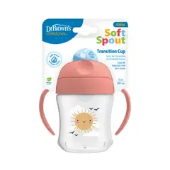 DR BROWNS - VASO ENTRENADOR 6 OZ ROSADO