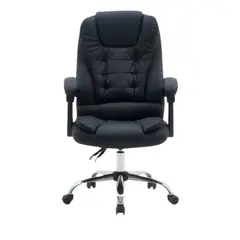 MAGNUX COMPANY - Silla Sillon Escritorio Ergonómica Giratoria Negro Cuero Sintético
