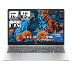 HP - PORTÁTIL INTEL CORE 5-120U 16GB RAM 512GB SSD PANTALLA 156 FHD