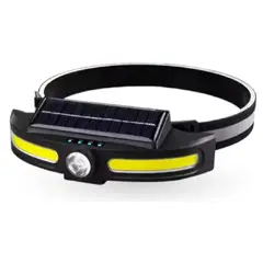 INNOVA - Linterna Frontal Solar Recargable Tipo C Impermeable Led Sensor