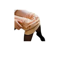 GENERICO - Pantimedias De Terciopelo Transparentes Genéricas Para Mujer Negro Única