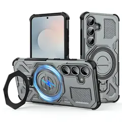 GENERICO - Funda Armadura Case Protector Compatible Samsung S25 FE Gris