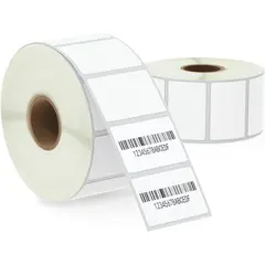 GENERICO - Rollo 1300 Etiquetas Adhesivas 37x25mm Térmica Directa