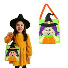 GENERICO - Bolso para Dulces Halloween Día de los Niños 25x21cm
