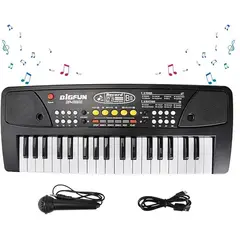 OEM - Teclado Piano Electrico Infantil 37 Teclas con Micrófono