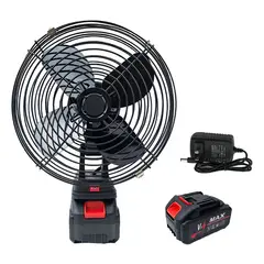 GENERICO - Ventilador Recargable De Mesa Recargable 2 Batería Shopplace