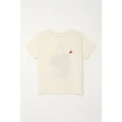 TENNIS - Camiseta básica manga corta crudo para mujer