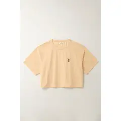 TENNIS - Camiseta con estampado en punto corazón crudo para mujer