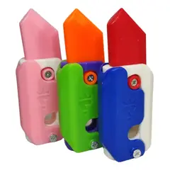 GENERICO - Juguete Mini Cuchillo 3d Navaja Antiestrés Retráctil Tiktok