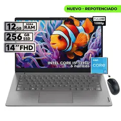 LENOVO - PORTATIL V14 G4 IRU INTEL CORE I3-1315U 12GB RAM 256 GB SSD 14" FHD + MOUSE INALAMBRICO