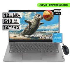 LENOVO - PORTATIL V14 G4 IRU INTEL CORE I3-1315U 12GB RAM 512GB SSD 14 FHD + MOUSE INALAMBRICO