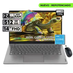 LENOVO - PORTATIL V14 G4 IRU INTEL CORE I3-1315U 24GB RAM 512GB SSD 14 FHD + MOUSE INALAMBRICO