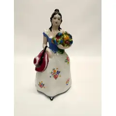 JAPAN - Porcelana Antigua Dama De Las Flores Variado