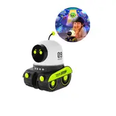 GENERICO - Robot Tanque Proyector Imagenes Intercambiables Velador Led Estructura