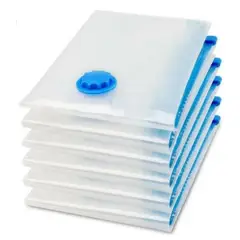 GENERICO - 5 Bolsas De Empaque Al Vacio 70cm X 50cm Más 1 Bomba