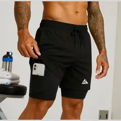 RIPPLE FT - Pantaloneta con Licra Corta Original RIPPLE 3 Bolsillos