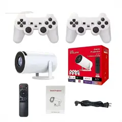 GENERICO - Proyector Redondo Con Consola mas Juegos mas Controles