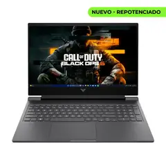 HP - Portátil victus Ryzen 7 7445HS - RAM 24Gb - SSD 512GB -RTX 4050 6gb pantalla 15,6" FHD 144hz.