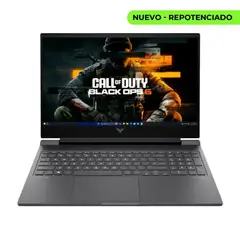 HP - Portátil victus Ryzen 7 7445HS - RAM 24Gb - SSD 512GB -RTX 4050 6gb pantalla 15,6" FHD 144hz.