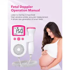 CLEAR - Monitor Doppler Ultrasonido Latidos Del Bebe
