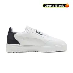 PUMA - Tenis Deportivos Marca Originales Shuffle Blanco Hombre