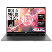 ASUS - PORTATIL AMD RYZEN 9 270 SSD 1TB RAM 48GB LED 16 FULL HD