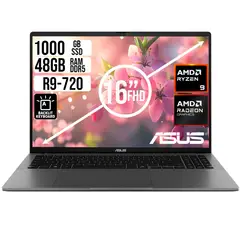 ASUS - PORTATIL AMD RYZEN 9 270 SSD 1TB RAM 48GB LED 16 FULL HD