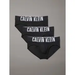 CALVIN KLEIN - Pack negro de 3 slips - Intense Power