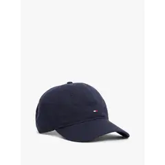 TOMMY HILFIGER - Gorra azul de béisbol con logo bordado