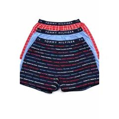 TOMMY HILFIGER - Pack verde de bóxers tejidos