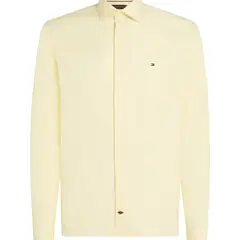 TOMMY HILFIGER - Camisa naranja flex poplin de corte slim