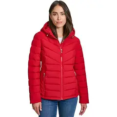 TOMMY HILFIGER - Chaqueta amarilla ligera acolchada