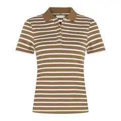 TOMMY HILFIGER - Polo marrón 1985 Collection slim de piqué