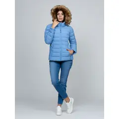 TOMMY HILFIGER - Chaqueta azul claro acolchada
