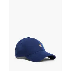 TOMMY HILFIGER - Gorra azul de béisbol con monograma TH