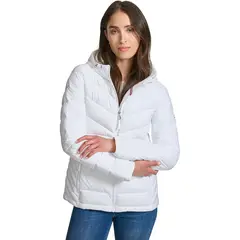 TOMMY HILFIGER - Chaqueta blanca ligera acolchada