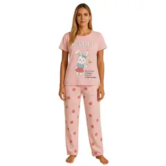 YOGA & GYM - Conjunto de Pijama Estampada