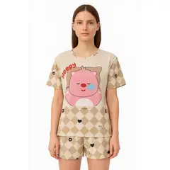 YOGA & GYM - Conjunto de Pijama Estampada