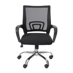 BOXBIT - Silla Para Oficina Escritorio Ergonómica Tapizado Mesh Color Negro